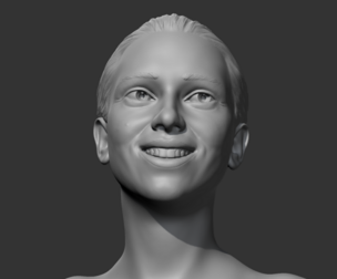 Scarlett Johansson 3D print model