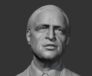 Marlon Brando 3D print model