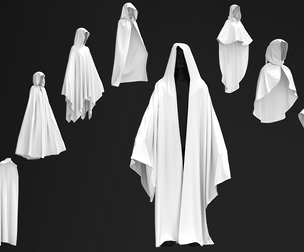 9 CAPE MODELS/Marvelous Designer/CLO 3D