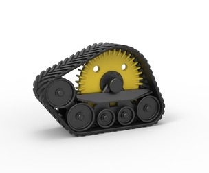 Track of tractor Scale 1:25