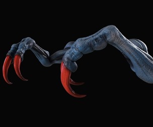 Red Clawed Monster Arms