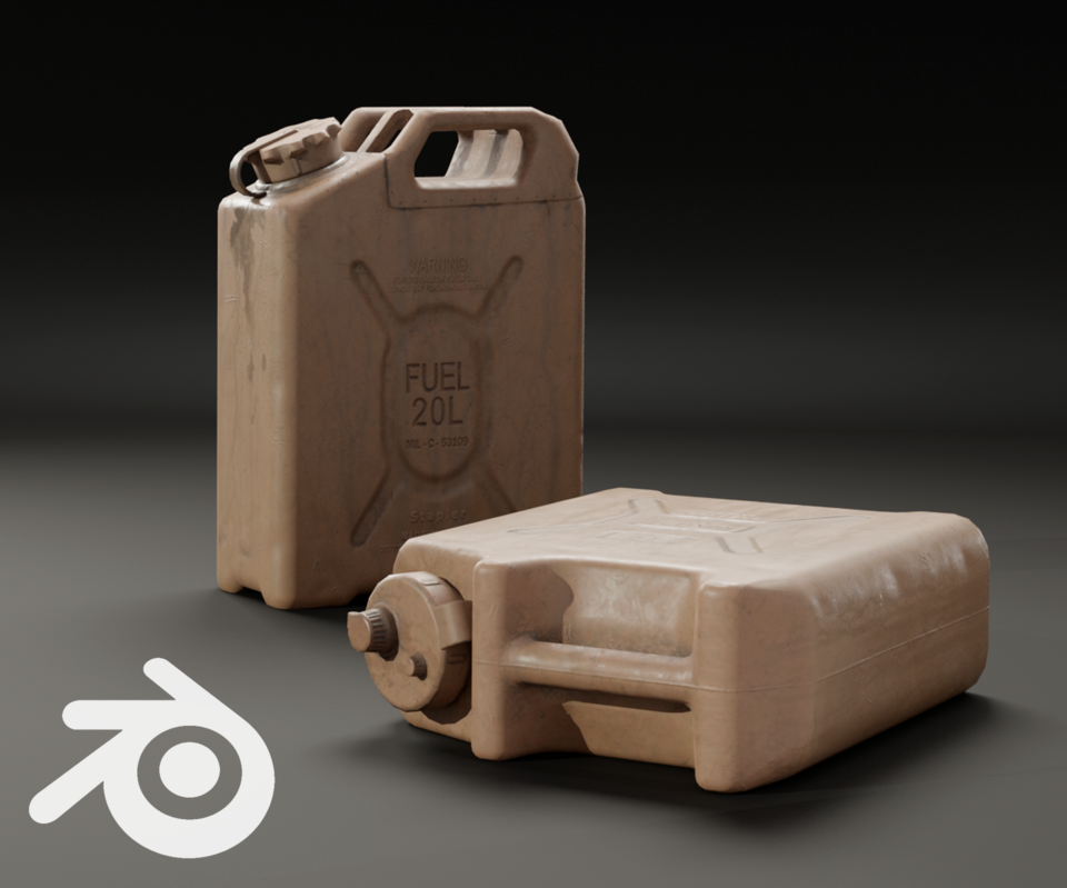 Canister PBR Game Ready