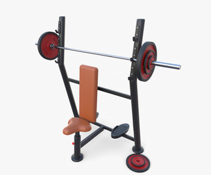 Olympic shoulder bench