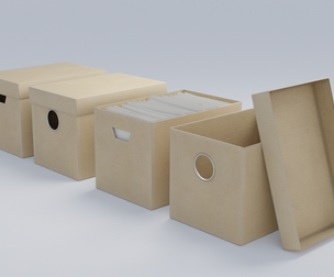 Cardboard Filing Box 4K and 2K
