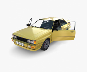 Generic 80s Coupe with interior