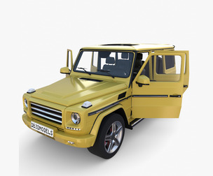 Generic Luxury SUV with interior