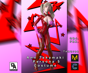 Ann Takamaki Persona 5 Costume - MD / Clo Standard