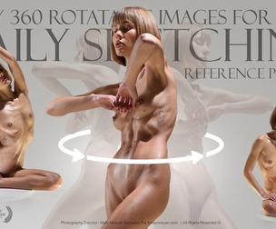 Female Body Fully 360 Rotatable images