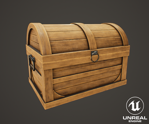 Medieval Treasure Chest - Wooden Chest I