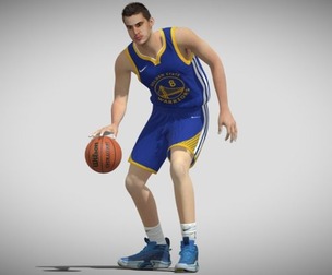 3D Rigged Nemanja Bjelica NBA