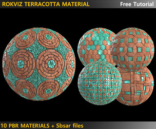 10 Terracotta PBR Materials