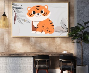 Baby Tiger Poster Wall Decor