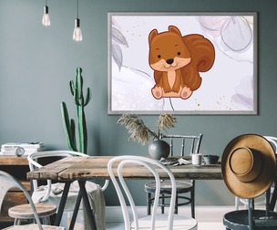 Baby Animals Poster Wall Decor