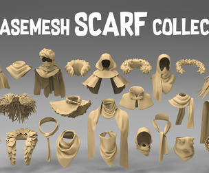 25 basemesh scarf collection