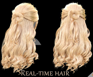 Real-Time hair (Blend Files)