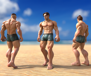 Heavy Stylized Male