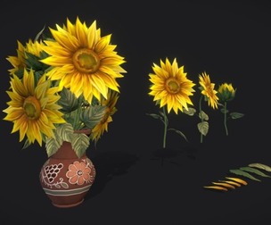Stylized Sunflower