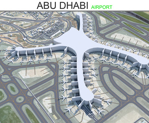 Abu Dhabi Airport 3d model