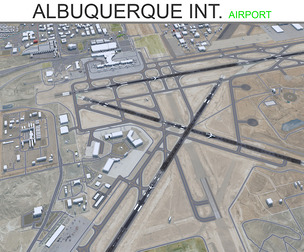 Albuquerque International 3d model