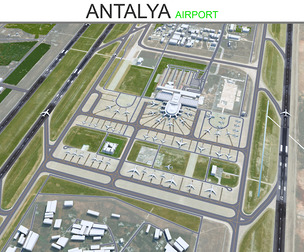 Antalya Airport 3d model