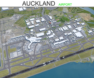 Auckland Airport 3d model