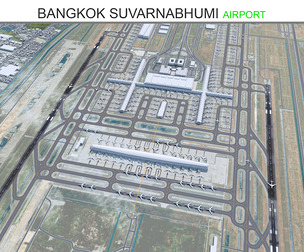 Bangkok Suvarnabhumi Airport 3d model