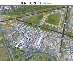 Ben Gurion Airport 3d model