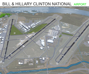 Bill and Hillary Clinton National Airport 3d model