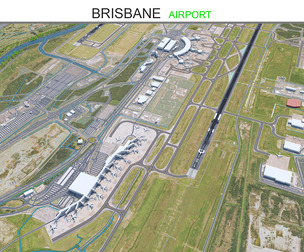 Brisbane Airport 3d model