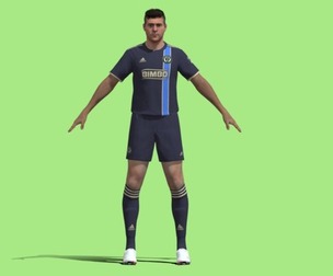 3d Rigged Alejandro Bedoya