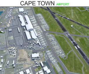 Cape Town Airport 3d model