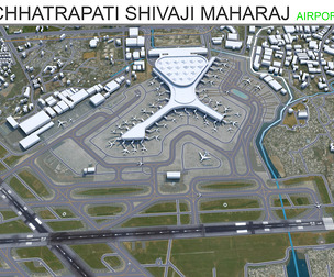 Chhatrapati Shivaji Maharaj Airport 3d model