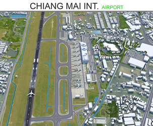 Chiang Mai International Airport 3d model