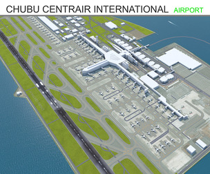 Chubu Centrair International Airport 3d model