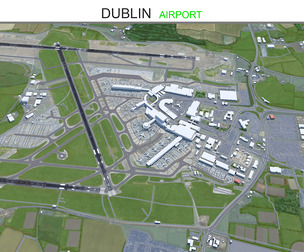 Dublin Airport 3d model