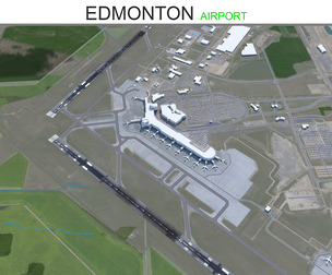 Edmonton Airport 3d model
