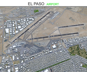 :El Paso Airport 3d model