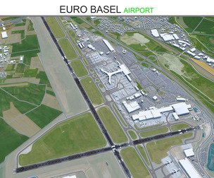 Euro Airport Basel 3d model