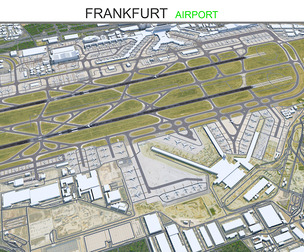 Frankfurt Airport 3d model