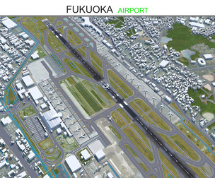 Fukuoka Airport 3d model