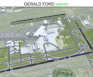 Gerald Ford Airport 3d model