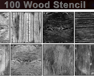 100 Wood Stencil High Quality 4k