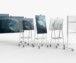 Microsoft Surface Hub 2S 85 inch and 50 inch