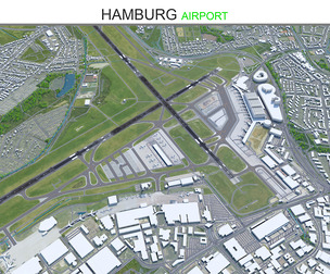 Hamburg Airport 3d model