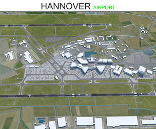 Hannover Airport 3d model