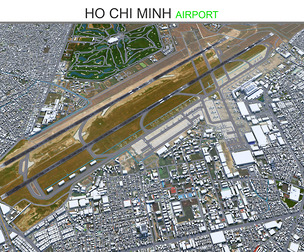 Ho Chi Minh Airport 3d model