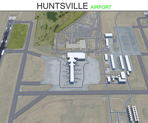 Huntsville Airport 3d model