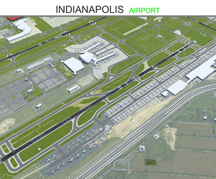 Indianapolis Airport 3d model