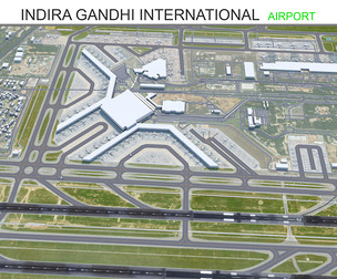 Indira Gandhi International Airport 3d model
