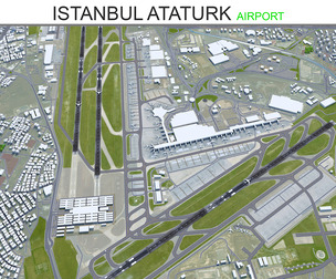 Istanbul Ataturk Airport 3d model